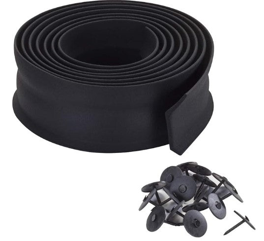 M-D 2 In. x 9 Ft. Black Rubber Door Bottom Garage Door Seal 03723 264660