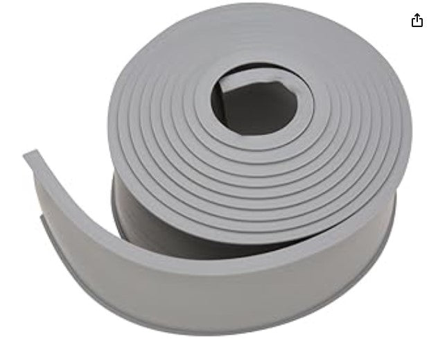 National Hardware N281-253 V7663 Garage Door Weather stripping in Grey, 10'