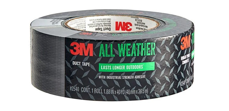 Scotch 3M - 1.88" x 40 Yards Gray All Weather Duct Tape