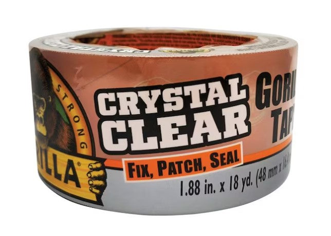 Gorilla Tape, 1.88 in. W X 18 yd L Tape Clear - 6060002