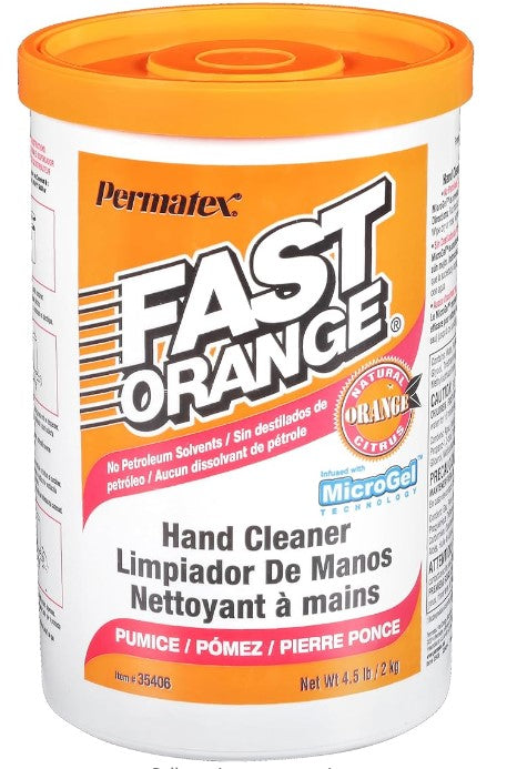 Fast Orange Permatex 35406 Pumice Cream Hand Cleaner, 4.5 lbs