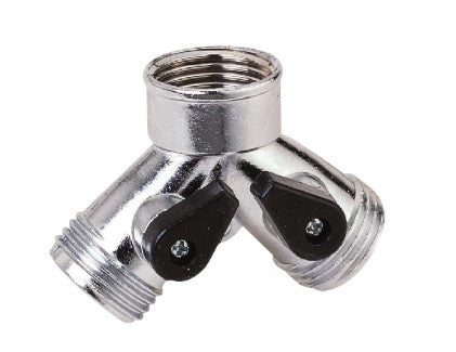 Landscapers Select Metal 2-way hose connector -- 7443682