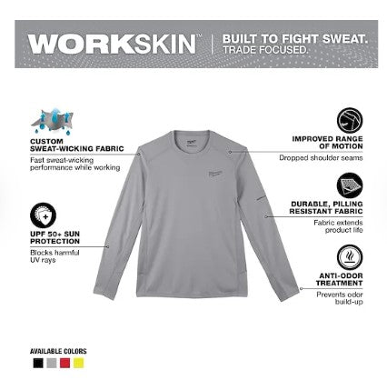 Milwaukee WORKSKIN™ Lightweight Performance Shirt - Long Sleeve - 415G