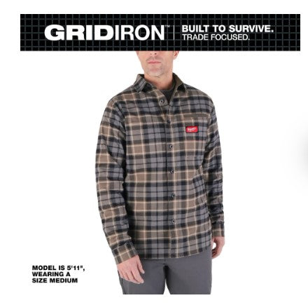 Milwaukee M551 GRIDIRON™ Flannel Shirt - M551G