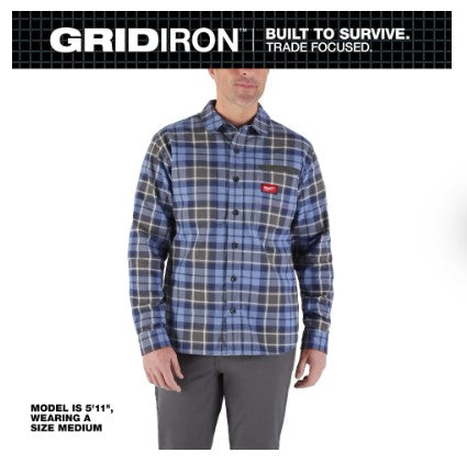 Milwaukee M551 GRIDIRON™ Flannel Shirt - M551U
