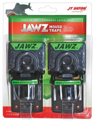 JT Eaton JAWZ™ Plastic Mouse Traps (2pk) - 409