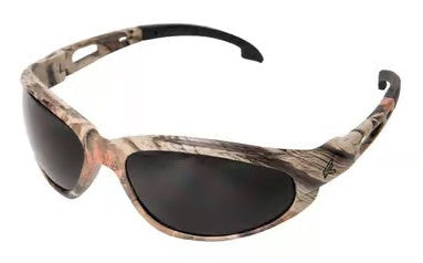 Edge Eyewear Dakura Safety Glasses Smoke Lens Camouflage Frame