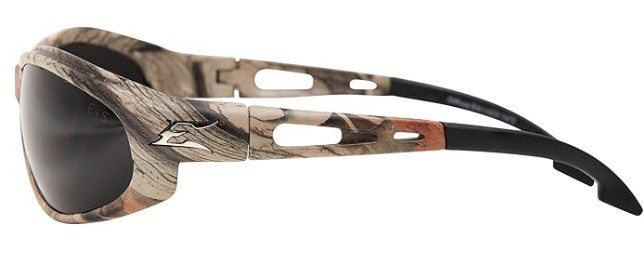 Edge Eyewear Dakura Safety Glasses Smoke Lens Camouflage Frame