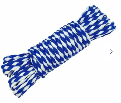 T-H Marine Supplies - Hollow Braid Polypropylene Utility Line - Blue/White