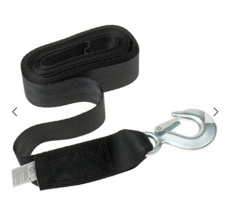 T-H Marine Supplies - Winch Strap & Hook