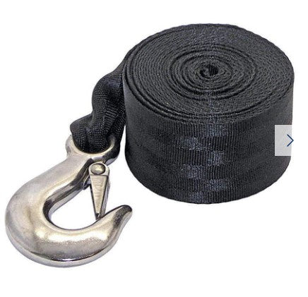 T-H Marine Supplies - Winch Strap & Hook