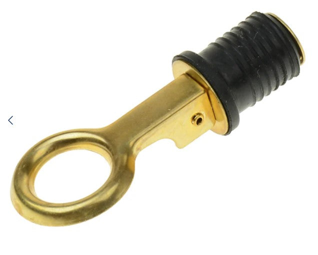 T-H Marine Supplies - 1" Snap Drain Plug - brass