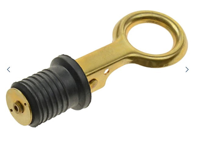 T-H Marine Supplies - 1" Snap Drain Plug - brass