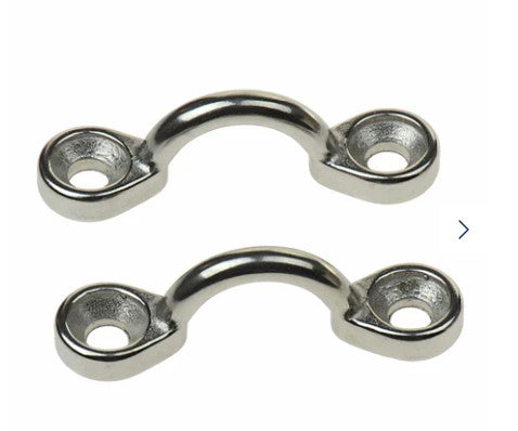 T-H Marine Supplies - Stainless Steel Pad Eye Straps - 2 Pack