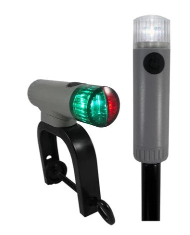 T-H Marine Supplies - Portable LED Clamp-On Navigation Light Combo