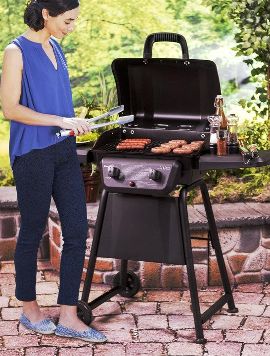American Gourmet Black 2-Burner Liquid Propane Gas Grill