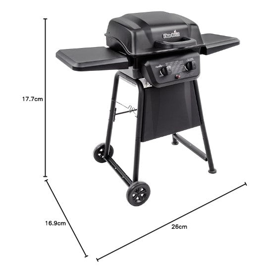 American Gourmet Black 2-Burner Liquid Propane Gas Grill