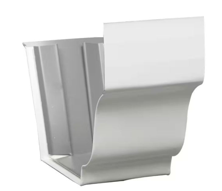 Amerimax 5 in. White Aluminum K Slip Joint Connector -- 27-009