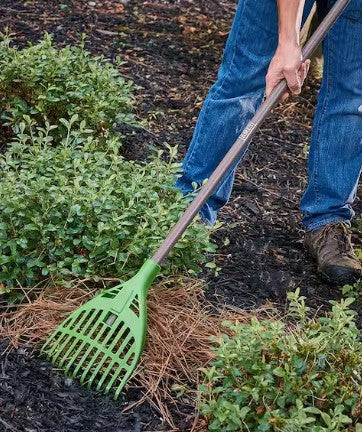 Ames 2915900 Collector Series Shrub Rake Polypropylene Tine with Steel Handle