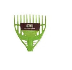 Ames 2915900 Collector Series Shrub Rake Polypropylene Tine with Steel Handle