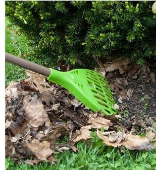 Ames 2915900 Collector Series Shrub Rake Polypropylene Tine with Steel Handle