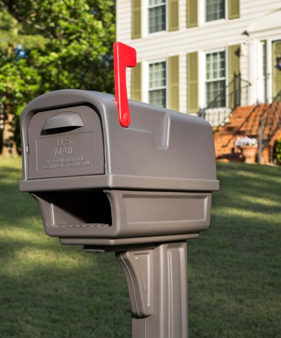 Architectural Mailboxes Gentry Plastic Post & Box Kit