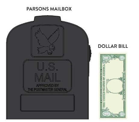 Architectural Mailboxes Parsons - Plastic Post Mount Mailbox