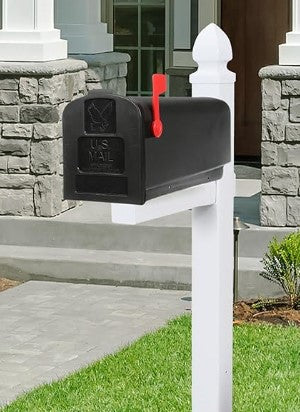 Architectural Mailboxes Parsons - Plastic Post Mount Mailbox