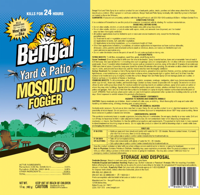 Bengal Yard & Patio Mosquito Fogger
