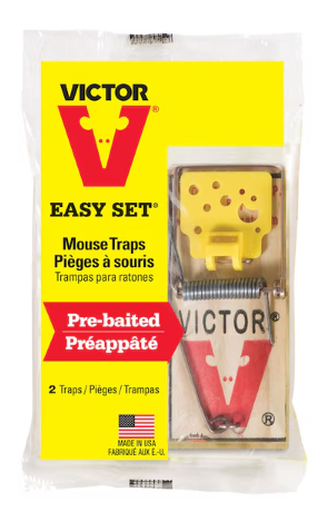 Victor Small Snap Trap For Mice 2 pk - M035