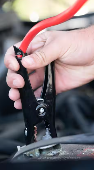 Road Power 16 ft. 4-Gauge 400 Amp Red Booster Cables