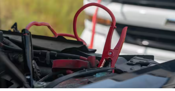 Road Power 16 ft. 4-Gauge 400 Amp Red Booster Cables