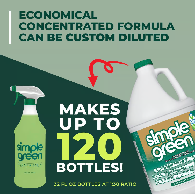 Simple Green® Industrial Cleaner & Degreaser, 1 gal Bottle