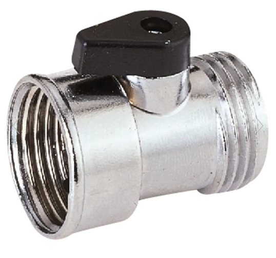 Mintcraft Heavy Duty Hose Shut-off Valve, 3/4 Inch, Zinc Body -- 7430457