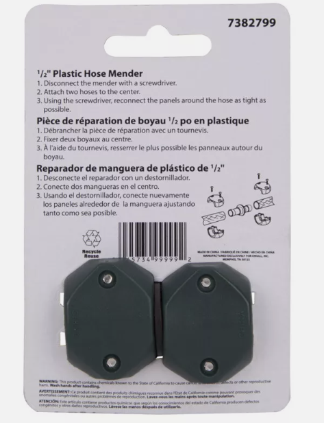 Landscapers Select 1/2" Plastic Hose Mender - 7382799