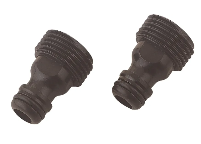 Mintcraft 3/4" MALE TAP ADAPTER 2PK Plastic - 8080517