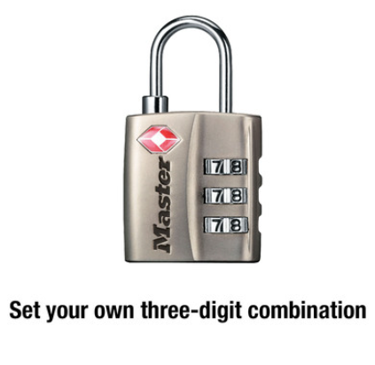 Master Lock TSA-Approved Luggage Lock 4680DNKL