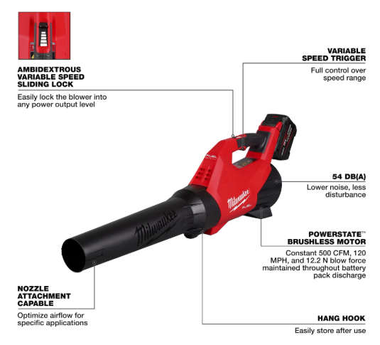 Milwaukee M18 FUEL™ Blower Kit - 3017-21HD