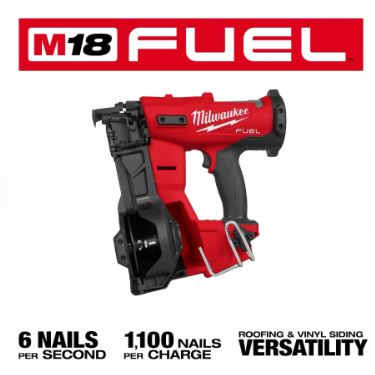 Milwaukee M18 FUEL™ Coil Roofing Nailer - 2909-20