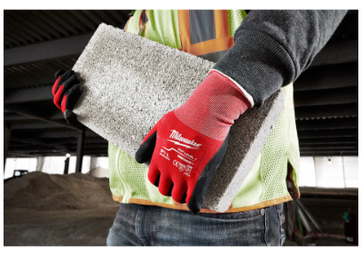 Milwaukee Cut Level 1 Nitrile Dipped Gloves Size: 8" / M -- 48-22-8901