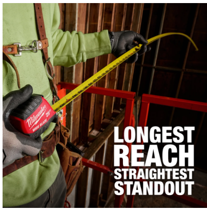 Milwaukee 30ft Wide Blade Tape Measure - 48-22-1230