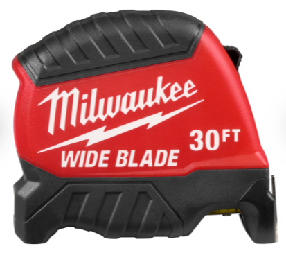 Milwaukee 30ft Wide Blade Tape Measure - 48-22-1230