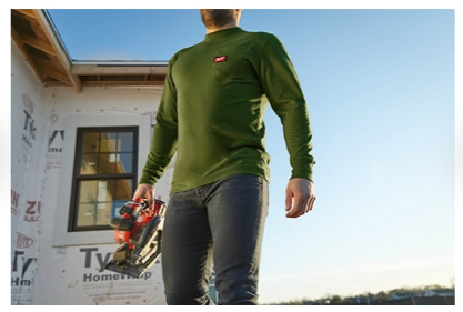 Milwaukee Heavy Duty Pocket T-Shirt - Black Long Sleeve - 602B