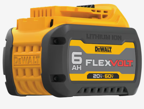 Dewalt 20V MAX*/60V MAX* FLEXVOLT® 6Ah Battery DCB606
