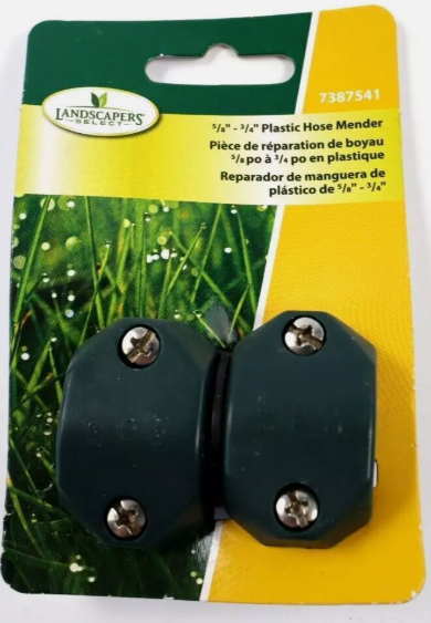 Landscapers Select 7387541 5/8"-3/4" Plastic Hose Mender