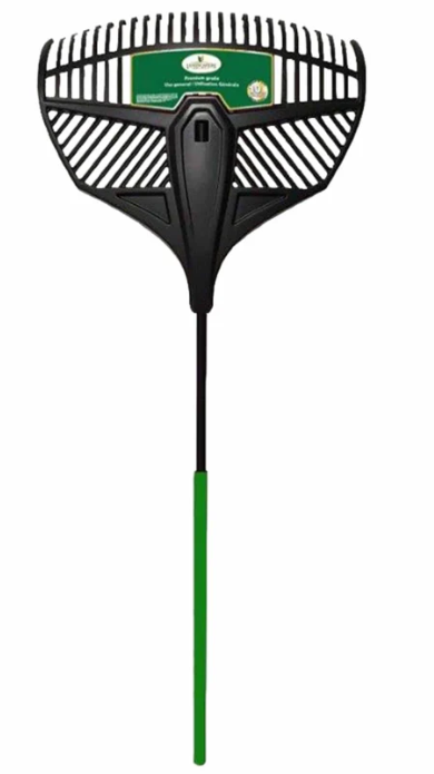 Landscapers Select 34867 Leaf Rake, Poly Tine, Steel Handle, 36 in L Handle