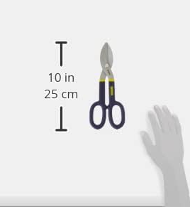 IRWIN Tools Tinner's Snip, Flat Blade, 10-inch (22010)