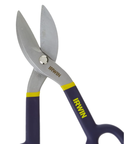 IRWIN Tools Tinner's Snip, Flat Blade, 10-inch (22010)