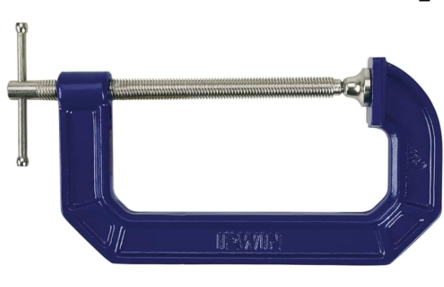 IRWIN QUICK-GRIP C-Clamp, 6", 225106, Blue