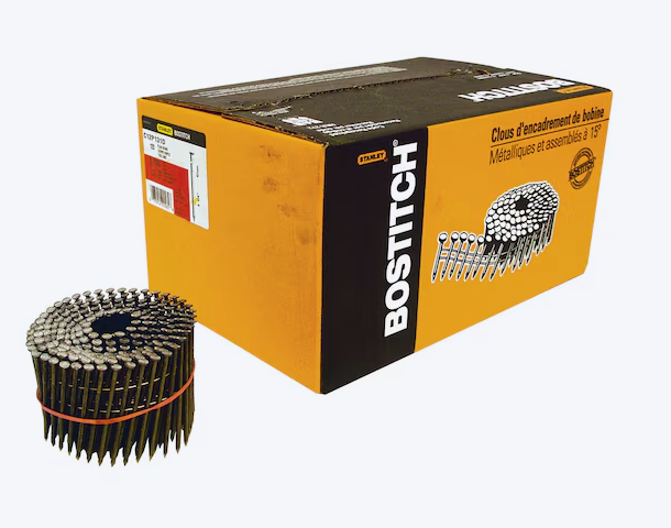 Bostitch 3-1/4-in x 0.131-in 15 Degree Bright Smooth Collated Framing Nails (2700-Per Box)